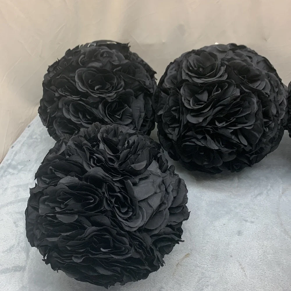 Artificial Rose Ball Centerpiece Decoration 10” Set of 6